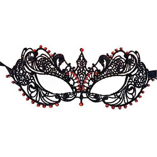 Diogeynu Antike Strass-Maskerade, leicht, Party, halbes Gesicht, Club-Queen-Auge, Halloween, Cosplay von Diogeynu