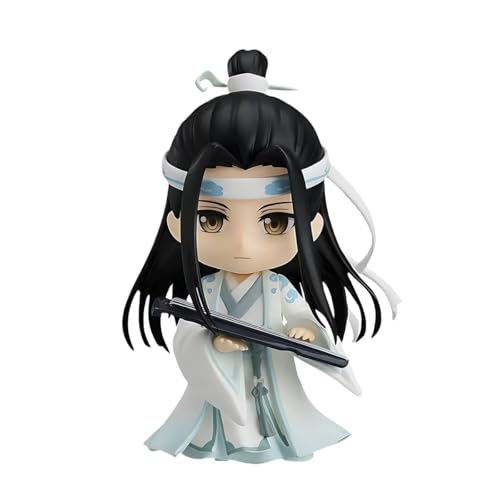 Anime Figur LAN WangJi/Wei WuXian Auswechselbare Gesichter Action Figur PVC Desktop Dekoration Anime Modell von Diohauxi