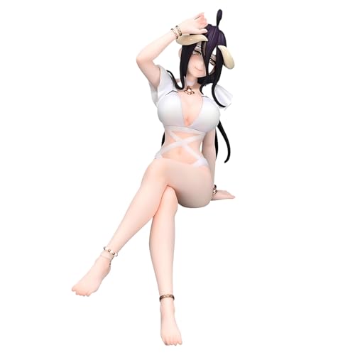 Diohauxi Albedo Anime Figur 14cm Sammelfigur, Badeanzug Ornament Modus, PVC Figuren Design für Anime-Liebhabe von Diohauxi