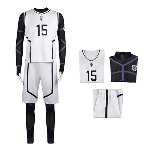 Diohauxi Fußball Anime Sportswear Set Isagi Yoichi/Bachira Meguru Cosplay Kostüm Rollenspiel Outfit von Diohauxi