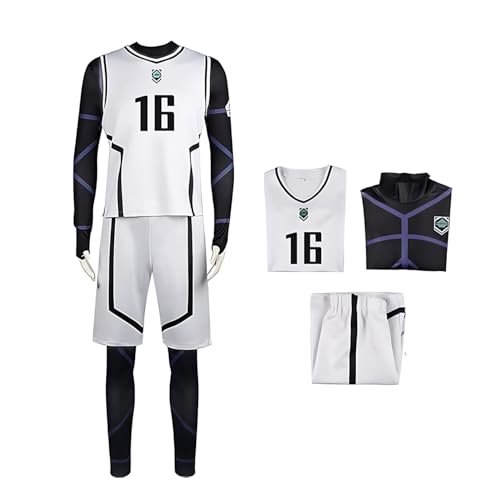 Diohauxi Fußball Anime Sportswear Set Isagi Yoichi/Bachira Meguru Cosplay Kostüm Rollenspiel Outfit von Diohauxi