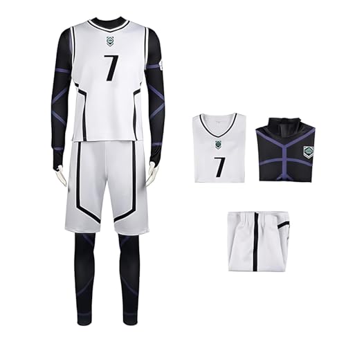 Diohauxi Fußball Anime Sportswear Set Isagi Yoichi/Bachira Meguru Cosplay Kostüm Rollenspiel Outfit von Diohauxi