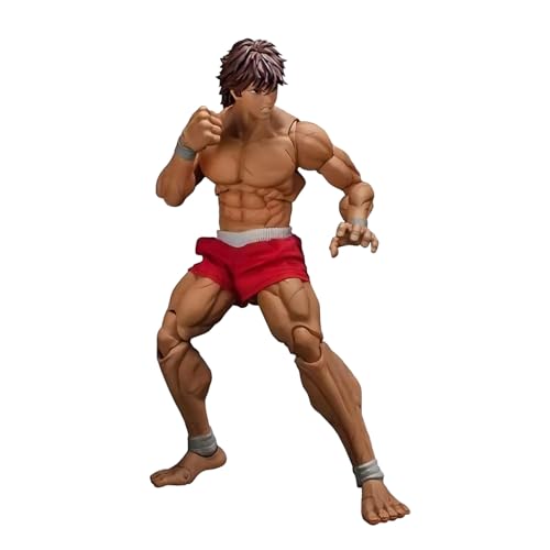 Diohauxi Hanma Yujiro Figur Bewegliche Gelenke Figuren Austauschbares Modell Sammlerstück PVC Statue Home Decor von Diohauxi