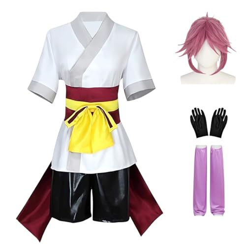 Diohauxi Machini Cosplay Kostüm Anime Uniform Komplettset mit Perücke Halloween Party Outfit für Männer Diohauxi Machini Cosplay Kostüm Anime Uniform Komplettset mit Perücke Halloween Party Outfit für Männer von Diohauxi