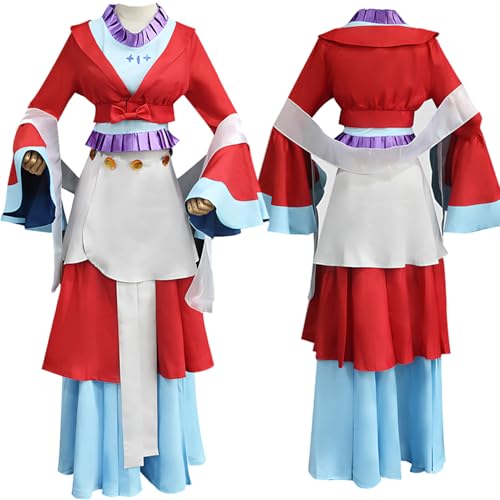 Diohauxi Maomao Cosplay Kostüm Rotes Kleid Outfit Anime Dress Komplettset mit Perücke Rollenspielkostüm für Halloween Diohauxi Maomao Cosplay Kostüm Rotes Kleid Outfit Anime Dress Komplettset mit Perücke Rollenspielkostüm für Halloween von Diohauxi