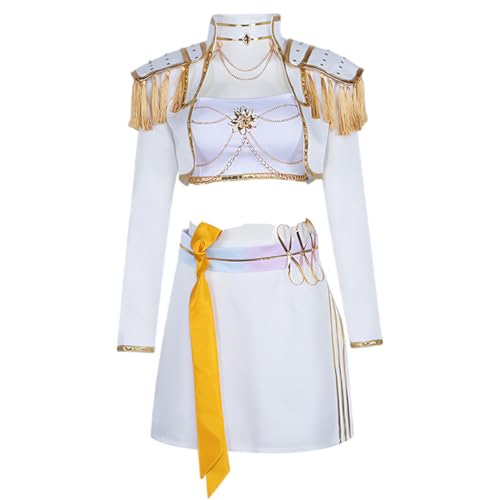 Diohauxi Mira Cosplay Kostüm Rumi Zoey Weißes Uniform für Bühnenauftritte Halloween Party Outfits Diohauxi Mira Cosplay Kostüm Rumi Zoey Weißes Uniform für Bühnenauftritte Halloween Party Outfits von Diohauxi