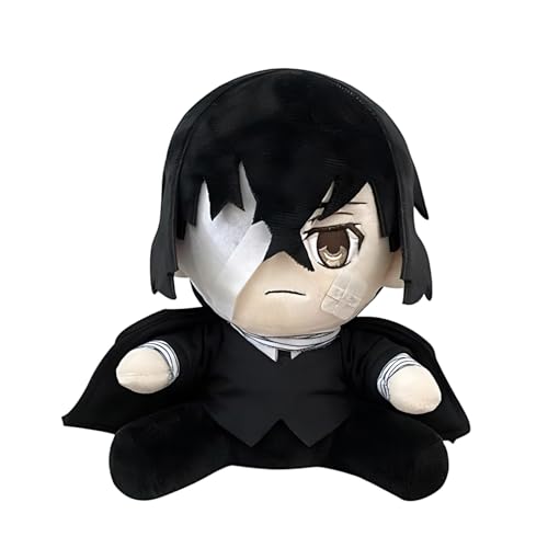 Diohauxi Ranpo Edogawa Anime Figur Nakahara Chuuya sitzende Figur 20cm weich ausgestopft Anime Sammlerstück von Diohauxi