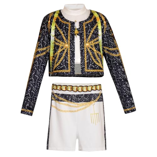 Diohauxi Rumi Cosplay Kostüm Mira Zoey Schwarze Uniform für Bühnenauftritte Halloween Party Outfits Diohauxi Rumi Cosplay Kostüm Mira Zoey Schwarze Uniform für Bühnenauftritte Halloween Party Outfits von Diohauxi