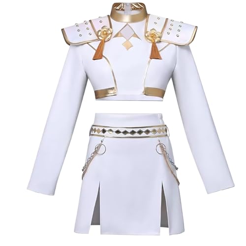 Diohauxi Rumi Cosplay Kostüm Zoey/Mira Anime Outfit mit Perücke Halloween Bühnenauftritte für Erwachsene Diohauxi Rumi Cosplay Kostüm Zoey/Mira Anime Outfit mit Perücke Halloween Bühnenauftritte für Erwachsene von Diohauxi