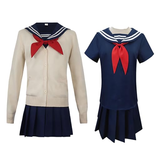 Diohauxi Toga Himiko Cosplay Kostüm Anime JK Kleid Set Uniformen Stil Halloween Outfit für Frauen Diohauxi Toga Himiko Cosplay Kostüm Anime JK Kleid Set Uniformen Stil Halloween Outfit für Frauen von Diohauxi