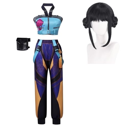 Diohauxi Zoey Cosplay Kostüm Anime Komplettset mit Perücke für Bühnenauftritte Halloween Outfits Diohauxi Zoey Cosplay Kostüm Anime Komplettset mit Perücke für Bühnenauftritte Halloween Outfits von Diohauxi