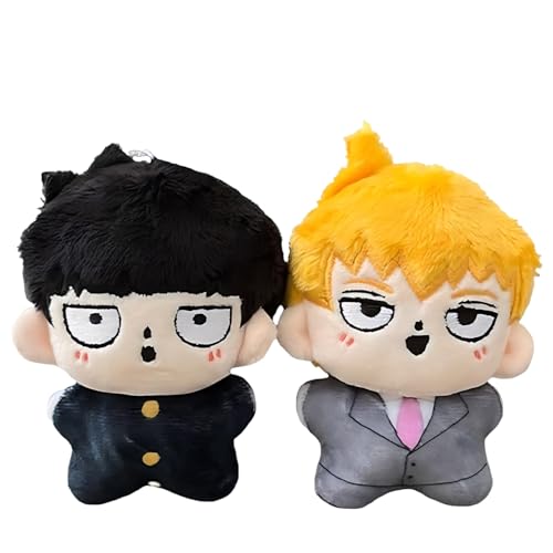 Kageyama Shigeo Figur Anhänger Reigen Arataka Figuren Soft Stuffed Anime Figuren Tasche Anhänger Home Desk Dekoration 12cm von Diohauxi