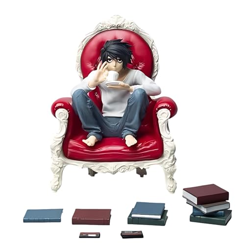 L Anime Figur Light Yagami Action Figur,PVC Sammelstatue,Perfekt für Display & Anime Geschenk von Diohauxi