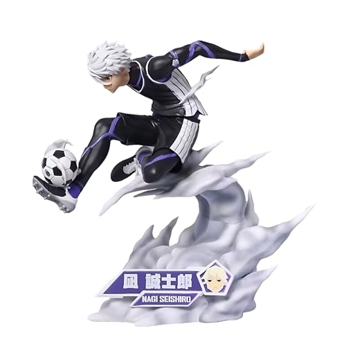 Seishiro Nagi Anime Figur Isagi Yoichi Figur Nr. 11-21CM von Dynamic Football Desktop Dekoration von Diohauxi