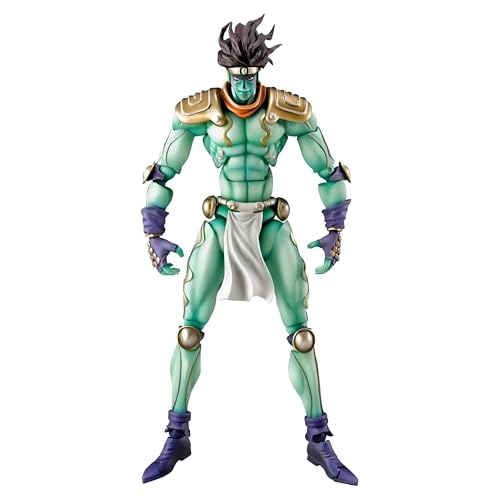 Star Platinum Figur Killer Queen Anime Action Figuren Bewegliche Gelenke Statuen PVC Anime Figuren 17CM von Diohauxi