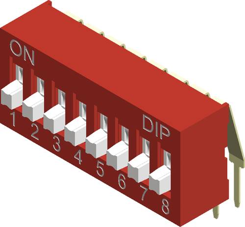 Diptronics NDA-02V DIP-Schalter Polzahl 2 Right Angle von Diptronics