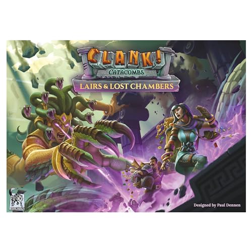 Direwolf Clank!: Catacombs - Lairs & Lost Chambers | Dungeon Crawler Kartenspiel | ab 14 Jahren | 2-4 Spieler | 45-90 Minuten Spieldauer von Dire Wolf