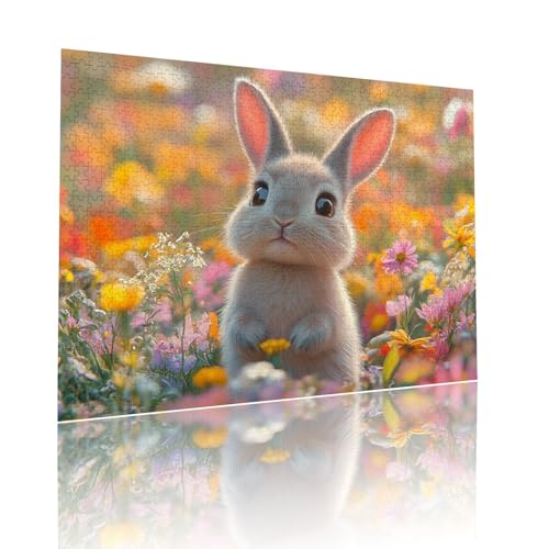 Puzzle Erwachsene 80 Teile Kaninchen Blume Educa Jigsaw für Kinder ab 8 Jahren Mädchen Jungen, Erwachsene Impossible Klassische Puzzles Schwer, Anspruchsvoll Spielspaß, Als Geschenke 15x20cm t-952 Puzzle Erwachsene 80 Teile Kaninchen Blume Educa Jigsaw für Kinder ab 8 Jahren Mädchen Jungen, Erwachsene Impossible Klassische Puzzles Schwer, Anspruchsvoll Spielspaß, Als Geschenke 15x20cm t-952 von Dirjuong