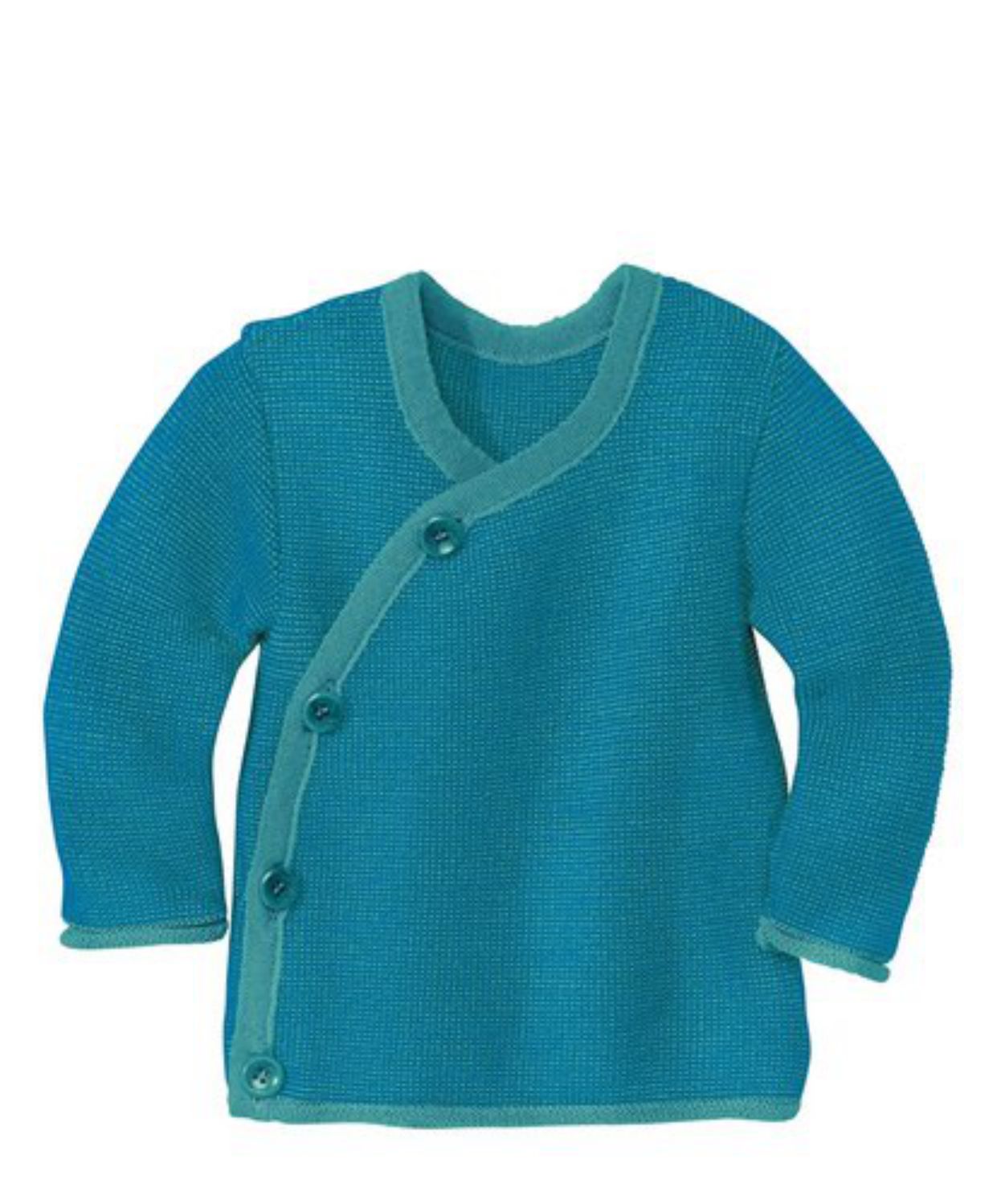 Disana Melange-Jacke - 98 / 104 Lagoon-Blau Disana Melange-Jacke - 98 / 104 Lagoon-Blau von Disana