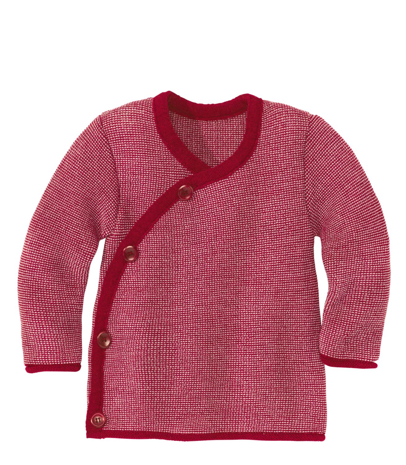 Disana Melange-Jacke - Bordeaux-Rosé 98 / 104 Disana Melange-Jacke - Bordeaux-Rosé 98 / 104 von Disana