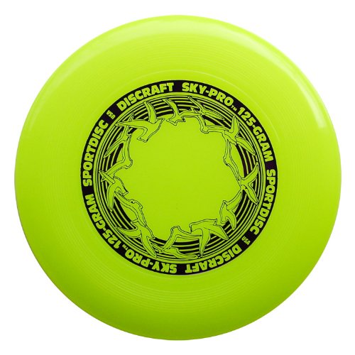 Discraft 802020-106 - Sky Pro Sport Disc, 125 g, Fluorescent Yellow von Discraft