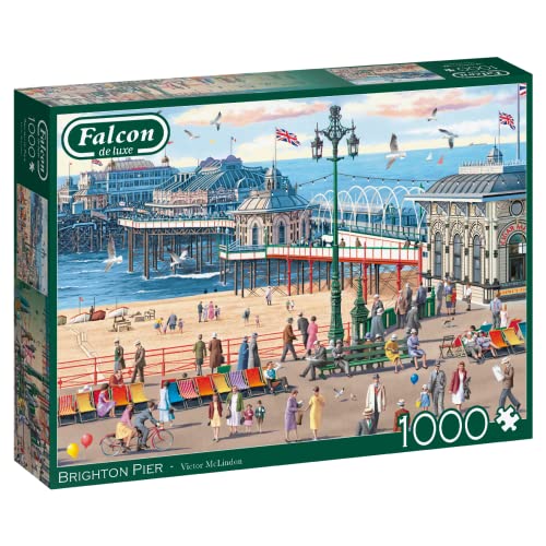 Jumbo Spiele Falcon Brighton Pier 1000 Teile - Puzzle für Erwachsene von Jumbo