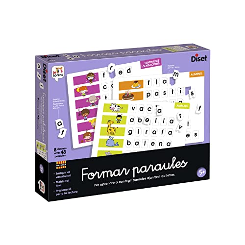Diset 63661 Paraules Formen Lernspiel für Kinder, bunt Diset 63661 Paraules Formen Lernspiel für Kinder, bunt von Diset