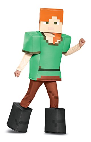 Alex Prestige Minecraft Costume, Multicolor, Medium (7-8) von Disguise