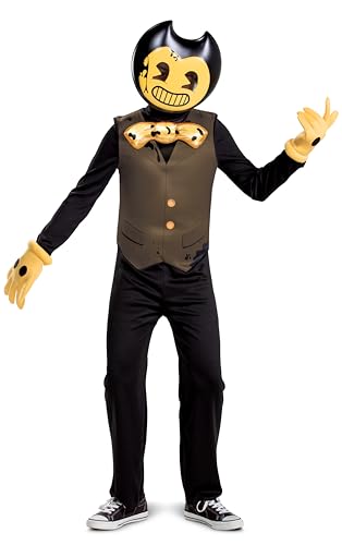 Bendy Costume for Kids, Bendy and The Dark Revival, Classic Size Medium (7-8) von Disguise