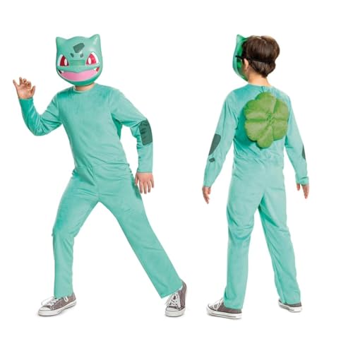 DISGUISE 105459K-20L BULBASAUR CLASSIC Pokemon Dress Up & Zubehör, Grün, Einheitsgröße von Disguise