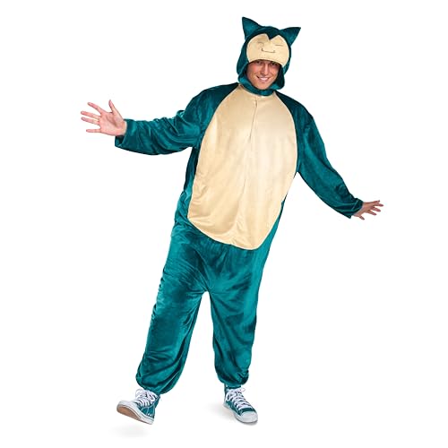 DISGUISE 121179SXS-20L SNORLAX CLASSIC ADULT Pokemon Dress Up & Accessories, Blau von Disguise