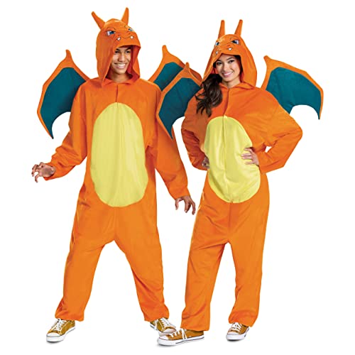 DISGUISE 192995042353 Charizard Deluxe Erwachsene Pokemon Dress Up & Zubehör, Orange von Disguise