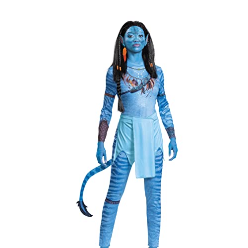 DISGUISE 129219-15L Neytiri Offizielles Disney Avatar Kostüm Outfit Dress Up & Zubehör, Blau, Einheitsgröße von Disguise