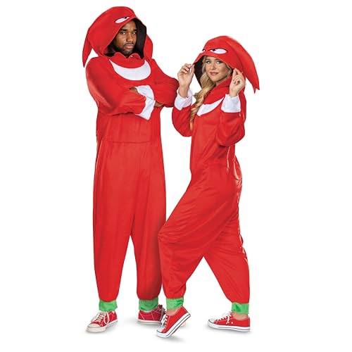 Disguise 162039SM-20L KNUCKLES Movie Erwachsene – Unisex Sonic Dress Up & Zubehör, Rot von Disguise