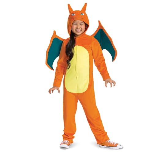 Disguise 121229K-EU-V2 Charizard Deluxe Fancy Dress Costume, Multi von Disguise