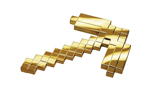 Disguise Minecraft Anniversary Gold Slick Spitzhacke, 50 cm von Disguise