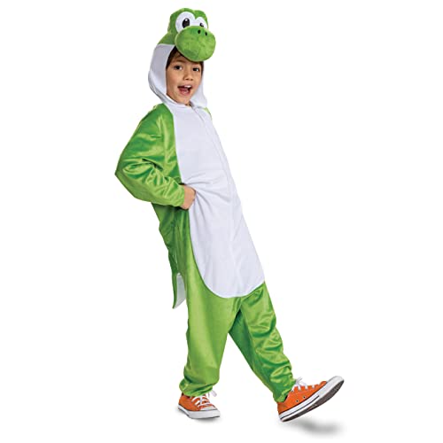 Disguise 146389G-15L Yoshi Hooded Jumpsuit Fancy Dress Costume, (10-12) von Disguise