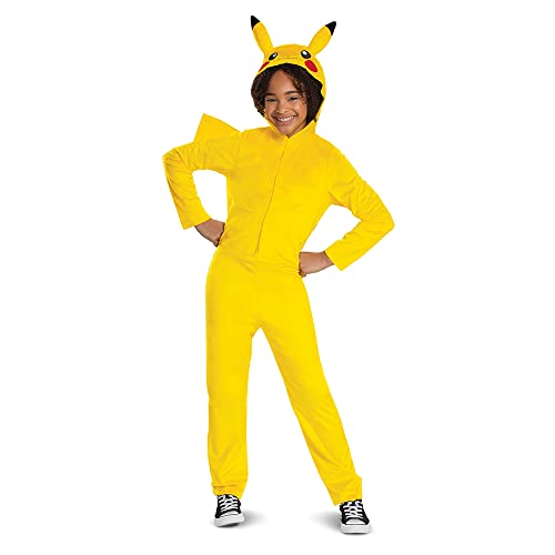 Disguise 94703G-EU-V2 Pikachu Classic Jumpsuit Fancy Dress Costume, Cartoon, 1, [Children's] von Disguise