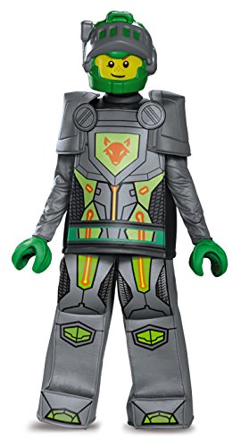 Disguise Aaron Prestige Lego Nexo Knights Costume, Gray, Small (4-6) von Disguise