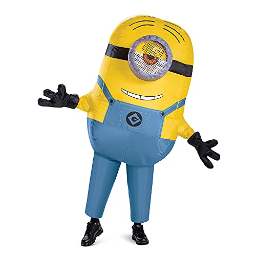 Disguise Aufblasbares Minion Kostüm für Erwachsene, mehrfarbig, Einheitsgröße (42-46) von Disguise