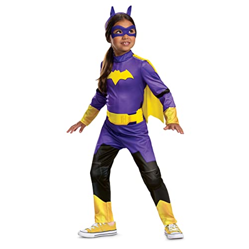 Disguise Batwheels Batgirl-Kostüm, offizielles Batwheels-Kostüm-Outfit und Kopfbedeckung, Größe (3T-4T) von Disguise