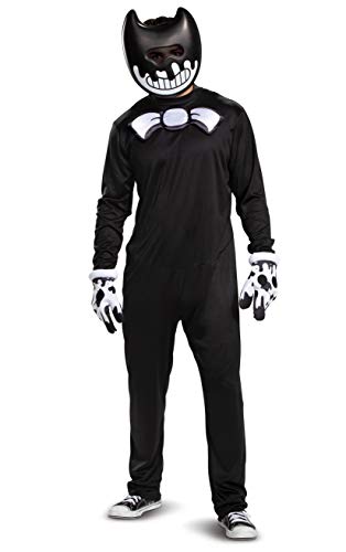 Disguise Bendy and the Ink Machine Ink Bendy Classic Boys Costume, Black, Large (10-12) von Disguise