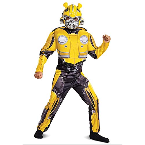 Disguise Bumblebee Classic Muscle Child Costume, Yellow, Size/(4-6) von Disguise