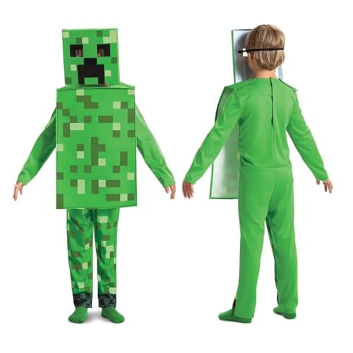 DISGUISE Jakks Pacific Minecraft Kostüm - Creeper (116 cm) (115779L), Grün von Disguise