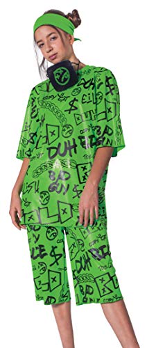 Disguise DISK112579K Billie Eilish Faschingskostüm, Mädchen, M Disguise DISK112579K Billie Eilish Faschingskostüm, Mädchen, M von Disguise