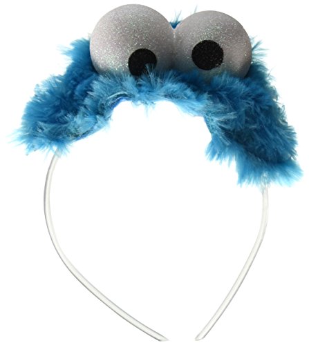 Disguise Damen Sesamstraße Krümelmonster Kostüm Stirnband für Erwachsene, Blau, Einheitsgröße von Disguise