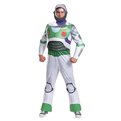 Disguise Disney Offizielles Classic Buzz Lightyear Kostüm Erwachsene, Toy Story Karneval Kostüm Erwachsene, Größe XL von Disguise