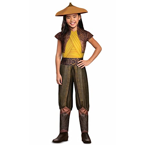 Disney Offizielles Raya-Kostüm für Kinder, Halloween-Kostüm, Größe S (5-6 Jahre und 109-123 cm) von Disguise