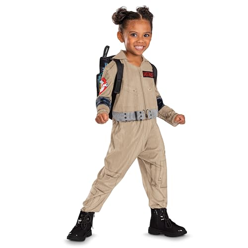 Disguise Ghostbusters Kleinkind-Kostüm, offizielles Ghostbusters Frozen Empire, Halloween-Kostüm, Overall, Kleinkinder-Größe (3T-4T) von Disguise