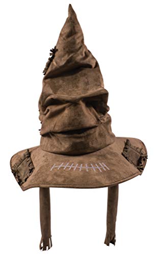 Disguise Harry Potter Sorting Hat Deluxe Costume Accessory Adult Size Character Dress Up Headwear, Brown von Disguise